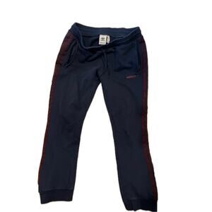 Adidas Cuffed Blue Gray Sweatpants Mens XL